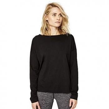 Lolë Lamya Camiseta de Manga Larga, Negro