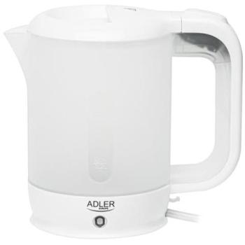 Tetera eléctrica portátil Adler AD 1381 de 0,5 L con tazas y cucharas