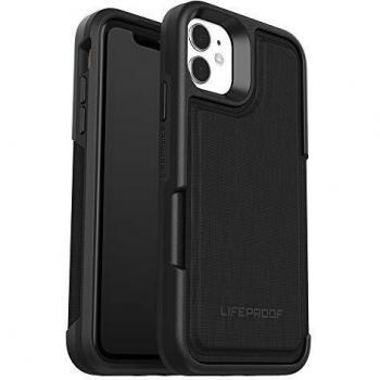 LifeProof Wallet Case Funda Anti Caídas con tapa trasera para Apple iPhone 11 negra