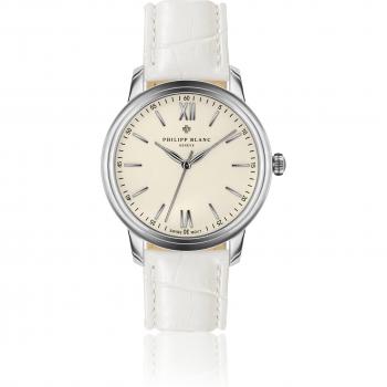 Philipp Blanc Geneva Crocodile Leather Watch - 40 mm