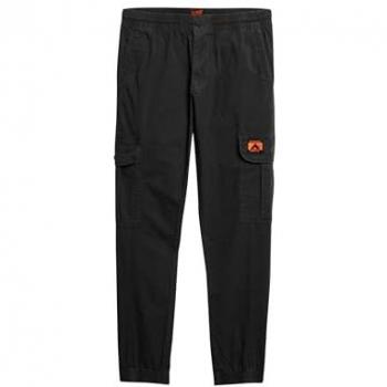 Pantalones Cargo Slim Fit para Hombre Superdry en Negro (Talla 28/32) - Casual, Algodón, Outlet 2024