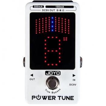 Pedal Afinador Joyo JF-18R con Salidas para Alimentar 8 Pedales