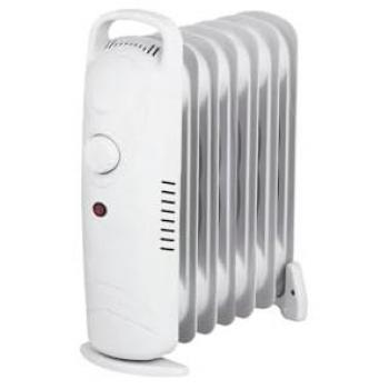 Mini Radiador de Aceite 600W-900W - Emisor Térmico Eléctrico de Bajo Consumo y Tamaño Compacto