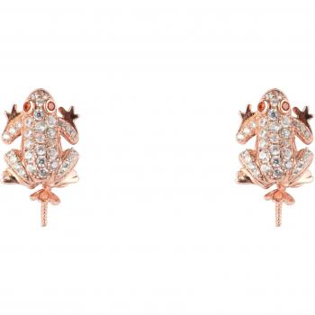 Pendientes Lancaster JLA-EAR-FROG-2 para mujer, 1,2 mm