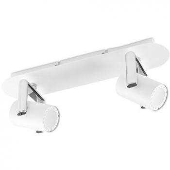 Regleta Oroel de dos focos orientables (2xGU10) – Blanco