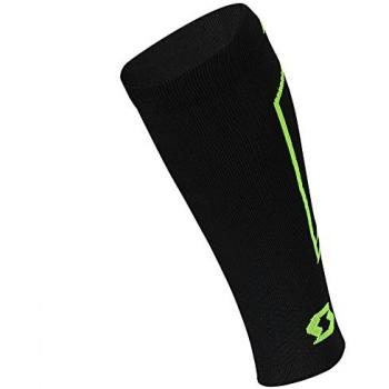 Scott Compresor GEMELO RC para Manguitos Deporte Hombre, Calentadores De Piernas Rc, COMPRESOR Gemelo RC, Black/Safety Yellow, 36-38 (S) Unisex Adulto