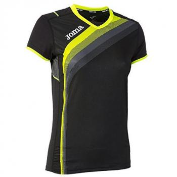 Joma - Camiseta elite v negro m/c para mujer