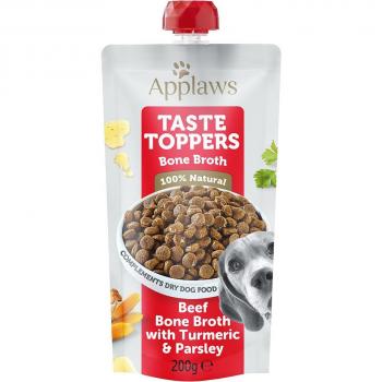 Applaws Taste Toppers - Caldo de huesos de vacuno con cúrcuma y perejil