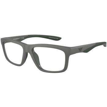 Emporio Armani EA 3220U Glasses, unisex, Gray, Size: 55 MM Eyewear frames