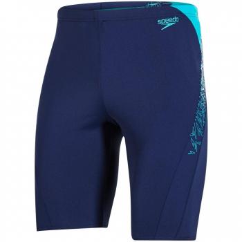 Speedo hombres del boom Splice Jammer, hombre, color azul y verde, tamaño Talla 40
