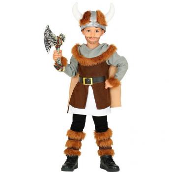 Disfraz de Guerrero Vikingo Nórdico para niño de la marca Widmann