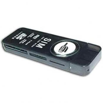 LECTOR MULTITARJETAS / SIM USB 2.0 SATYCON
