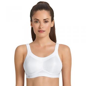 Anita Women's Active Momentum Sports Bra - White Nylon, Size 30H, Support Function