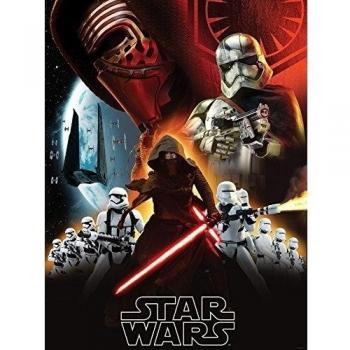 Descargue VEA DISEÑO 2781 Star Wars Episodio VII La Fuerza Wallpaper reloj Polar papel 2 Multi Panels 206 x 275 cm