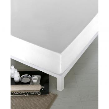NATURALS Sábana Bajera Blanco Optico Cama 180 cm