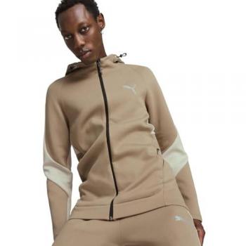 Sudadera con Capucha y Cremallera Completa Evostripe para Hombre - Puma - Color Marrón - Talla XL