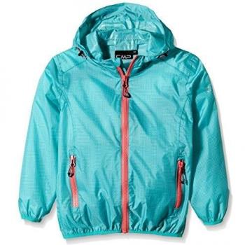 CMP Chubasquero para niña, todo el año, niña, color Tropical-V. Acqua-Corallo, tamaño 12 años