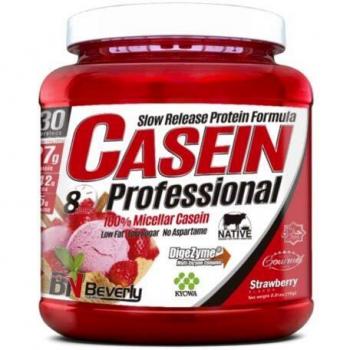 Beverly Nutrition Casein Professional 1 Kg - Caseína Micelar con Digezyme y Glutamina, Sabor Chocolate, Liberación Lenta