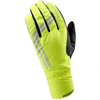 Guantes Btt Altura Night Vision - Waterproof Hi Vis Amarillo-Negro