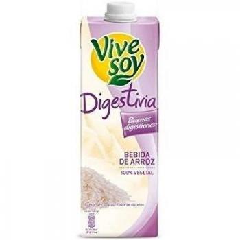 Vivesoy - Bebida De Arroz 1 L - [Pack de 6]