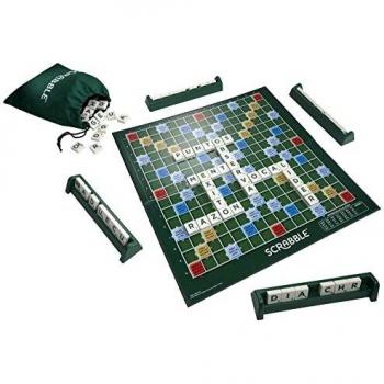 Mattel Games Scrabble original, juegos de mesa para adultos y niños a partir de 10 años