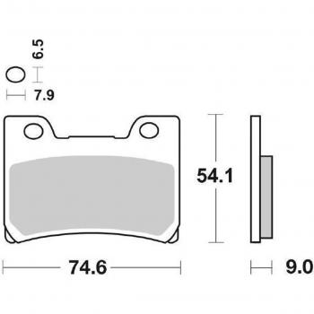 Pastillas de freno SBS Go Ahead 665HS Sinterizadas para Yamaha
