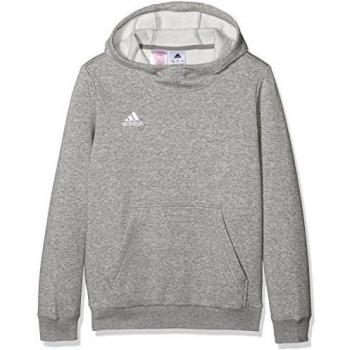 adidas COREF Hoody Y - Sudadera para niño, color gris / blanco, talla 152
