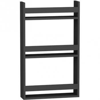 Estantería de Pared Wellhome Antracita 90x53,6x14,5 cm - Tablero de Aglomerado - Grosor 18 mm