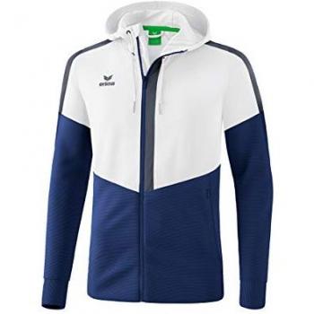 Erima Children's Hooded Training Jacket - Unisex, White
