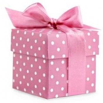 10 pequeñas cajas de regalo, color rosa