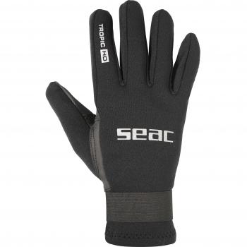 SEAC Tropic HD Guantes, Unisex, Negro, L