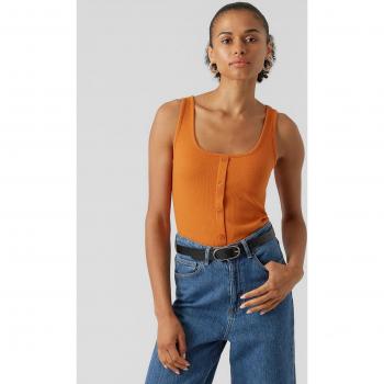 Vero Moda - Top de mujer de tirantes con botones, caracterizado por su diseño ligero y casual, ideal para el uso diario, presenta botones en la parte delantera, tirantes ajustables y está disponible en varios colores