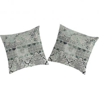 Funda de almohada Alain Guy Laroche - Set de 2 fundas de cuadrante algodón 200 hilos