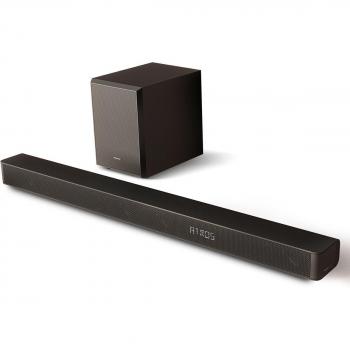 Barra de Sonido Hisense AX3100G 3.1 Canales 280W con Bluetooth, Dolby Atmos y Subwoofer Inalámbrico - Negra