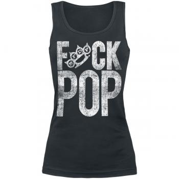 Five Finger Death Punch Fuck Pop Top Mujer Negro