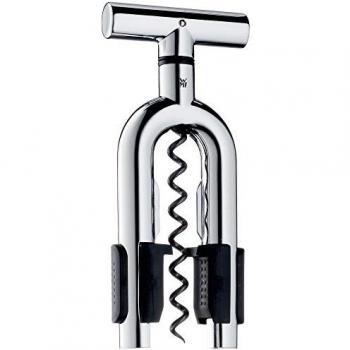 WMF Vino Sacacorchos con ajustador, Acero Inoxidable Pulido