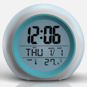 Pantalla digital Reloj Despertador, TKSTAR Despertadores Digitales Despertador Infantil Iluminado Modelo de Pantalla Digital Avanzada Niños y Jóvenes Adultos Reloj Familiar y de Viaje, Trabajo JU809N