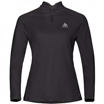 Odlo F Dry - Camiseta de Manga Larga para Mujer, Mujer, Color Negro, tamaño Large