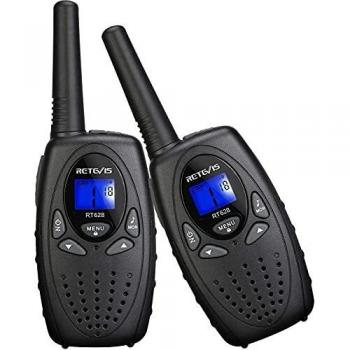 Retevis RT628 Walkie Talkies Niños Fácil de Usar Largo Alcance Recargable Walky Talky para Niños de 3 a 12 Juguete de Regalo para Senderismo, Camping, Jardín, Actividades al Aire Libre