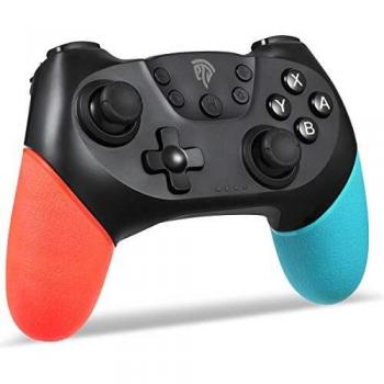 Mando para Nintendo Switch, REDSTORM Turbo y Giroscopio, Controlador Bluetooth Inalámbrico y Recargable de Batería 600mAh para Nintendo Switch/ Nintendo Switch Lite