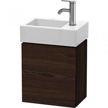 Mueble bajo lavabo Duravit L-Cube 36,4x24,1cm, pared, con puerta derecha, en nogal cepillado