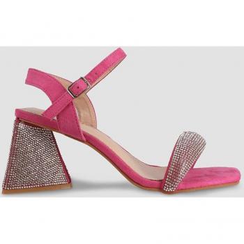Sandalias Hilton Blogger - Elegantes sandalias de mujer con pedrería y cierre de hebilla.