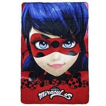 Prodigiosa Las Aventuras de Ladybug 2200002438 Manta Polar, 150 Centímetros, Multicolor, Marinette