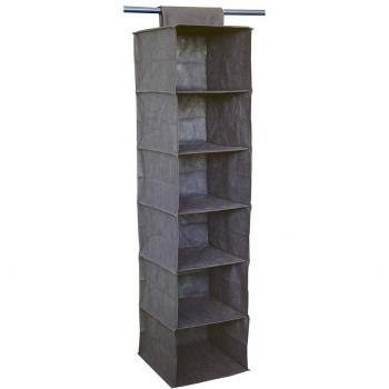 Estantería Mondex 6 estantes 30x30x120cm tejido sin tejer