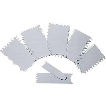 Lacor 68137 - Juego de peines para decoración, 7 Piezas, Blanco
