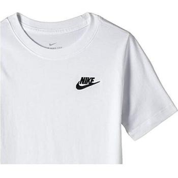 NIKE B NSW tee Emb Futura Camiseta de Manga Corta, Niños, White/