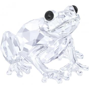 Swarovski Frosch Figura Decorativa, Cristal, 2.5 x 3.6 x 3.7 cm