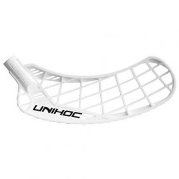Unihoc Paleta Epic, Mittlere Härte Weiss leicht - Rechte Hand unten
