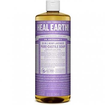 Dr. Bronner's Organic Lavender Pure-Castile Liquid Soap, 946 ml