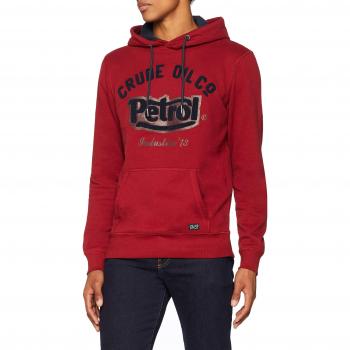 Petrol Industries Sweat, Jersey para Hombre, Rojo